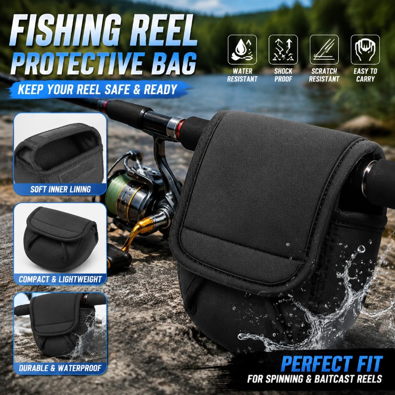 Spinning Reel - Beschermhoes voor vismolens, draagtas voor molens,