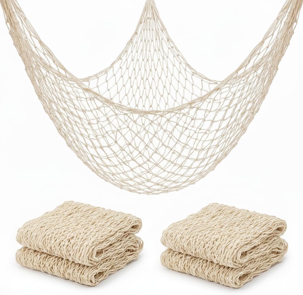 Fishing Equipment Net - Visnetdecoraties voor feestjes 1x2M Visnetdecoratie Netten