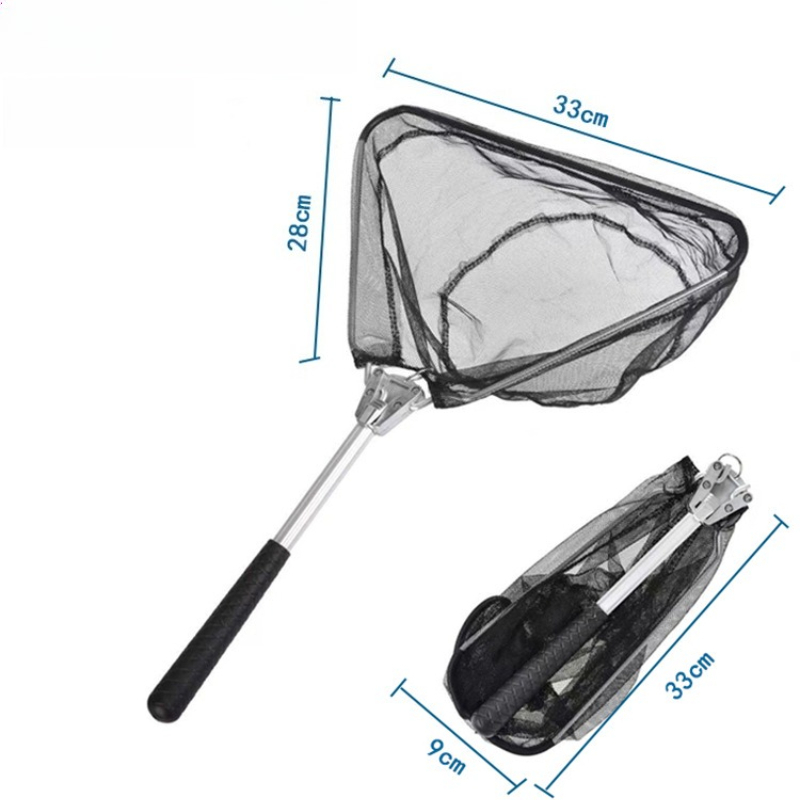 Fishing Equipment Net - 1 SET Premium aluminiumlegering driehoekig mini-visnet